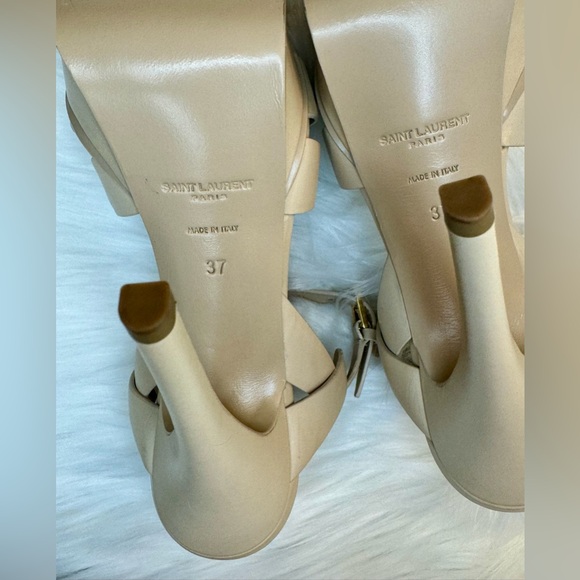 YSL Saint Laurent Tribute Platform Sandal Heel 105 - Picture 5 of 16